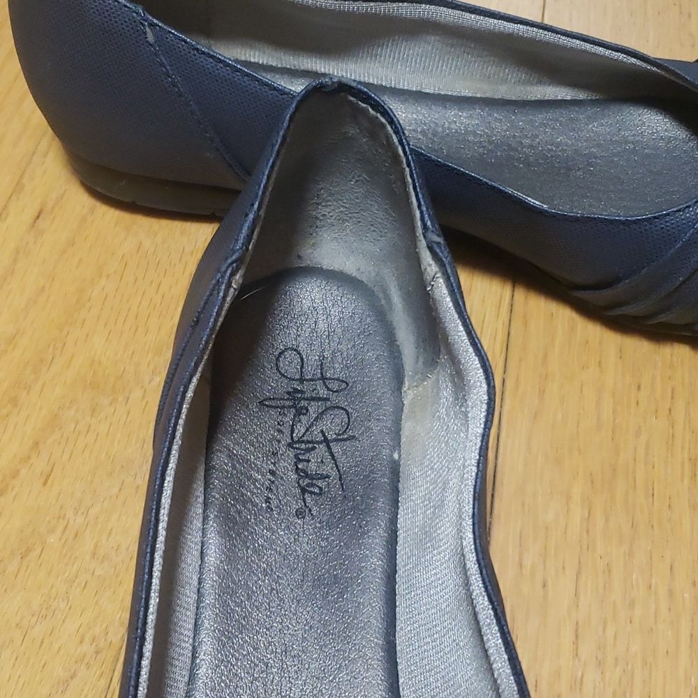 Life Stride Soft System Navy Blue Flats - Picture 8 of 9